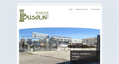 Desktop Screenshot of busolin.it